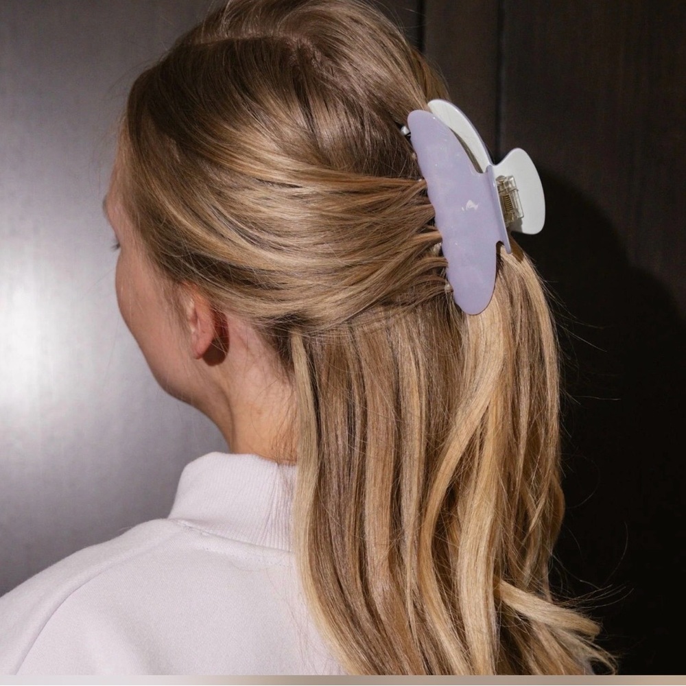 NIB Parke Claw Clip Lilac